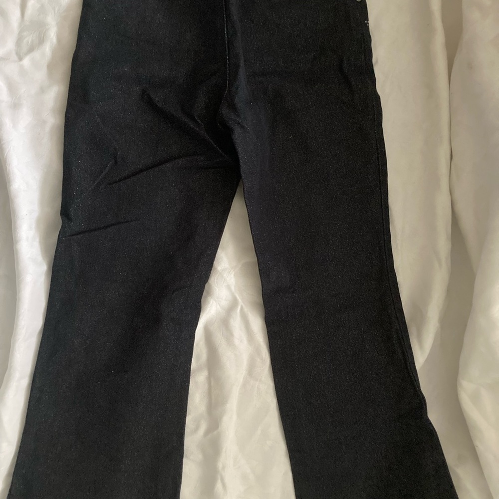 Girls Denim Jeans size 8 Esprit with a star on front pocket with glitter